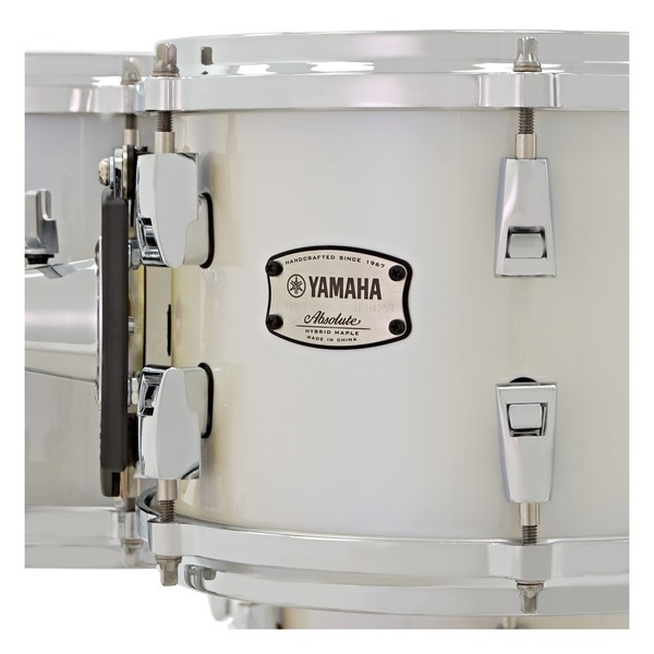 Yamaha Absolute Maple Hybrid 4pc Shell Pack, Polar White