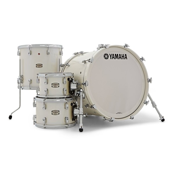 Yamaha Absolute Maple Hybrid 4pc Shell Pack, Polar White