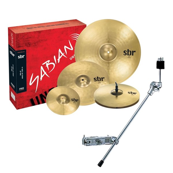 Sabian SBR Cymbal Set w/Free 10" Splash & Pearl CH-70 Attachment