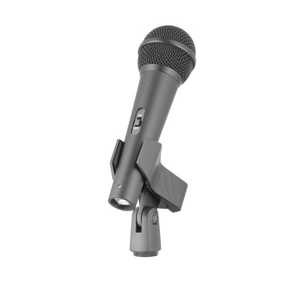 Stagg SUM20 Desktop Mic & Stand Pack, Microphone Front Angled Right