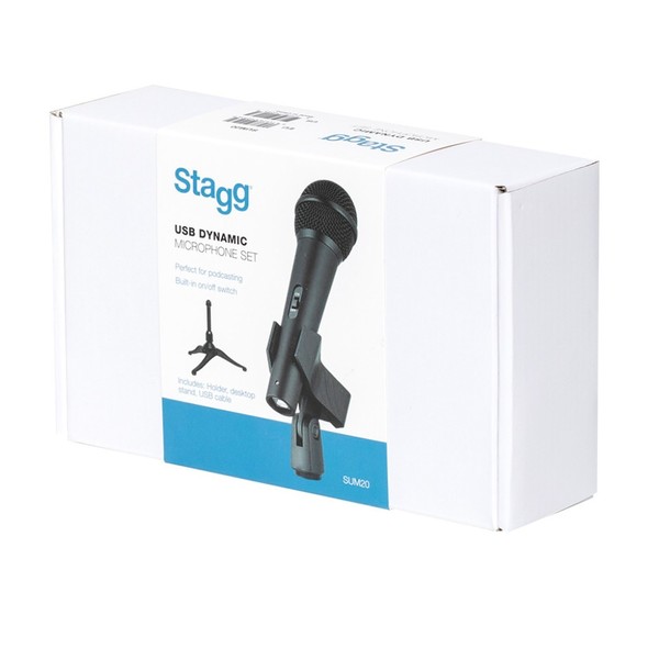 Stagg SUM20 Desktop Mic & Stand Pack, Box