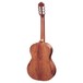 Ortega R180L Nylon Left Handed, Solid Cedar Top - Rear View