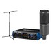 Presonus 24c Audio Interface with Audio Technica AT2020 and Stand