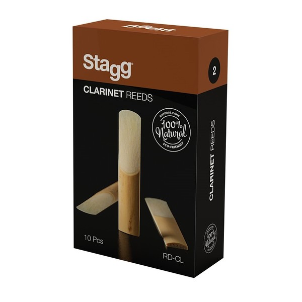 Stagg Bb Clarinet Reeds, 2 (10 Pack)