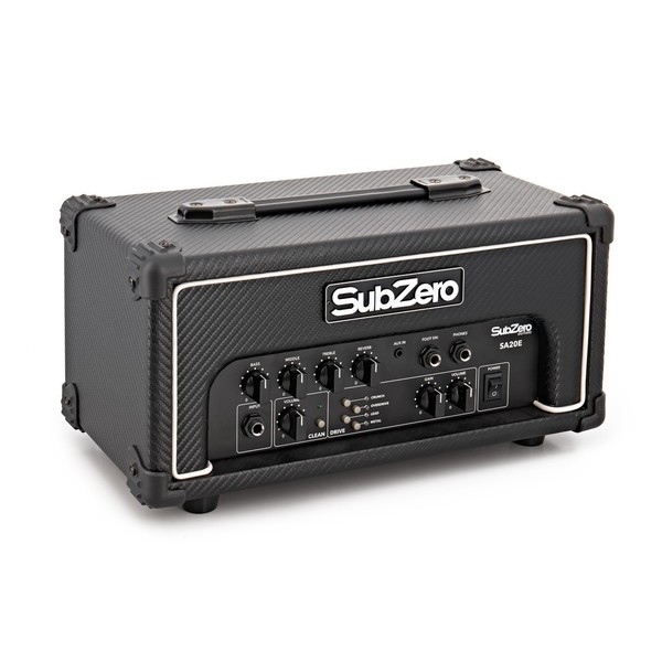 SubZero SA-20E MKII Multi-Drive Amp Head + 12" Cab - head side