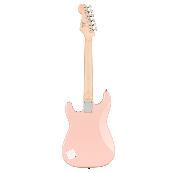 Squier Mini Stratocaster 3/4 Size, Shell Pink - Back