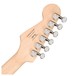 Squier Mini Stratocaster 3/4 Size, Shell Pink - Tuners
