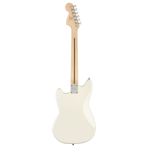 Squier FSR Bullet Competition Mustang HH LRL, White w/ Black