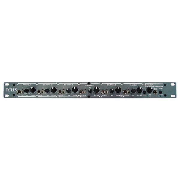 Rolls RA62C 6-Channel Headphone Amplifier - Front