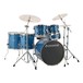 Ludwig Evolution 22'' 6pc Drum Kit w/ Cymbals, Azure Blue