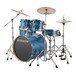 Ludwig Evolution 22'' 6pc Drum Kit w/ Cymbals, Azure Blue