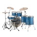 Ludwig Evolution 22'' 6pc Drum Kit w/ Cymbals, Azure Blue