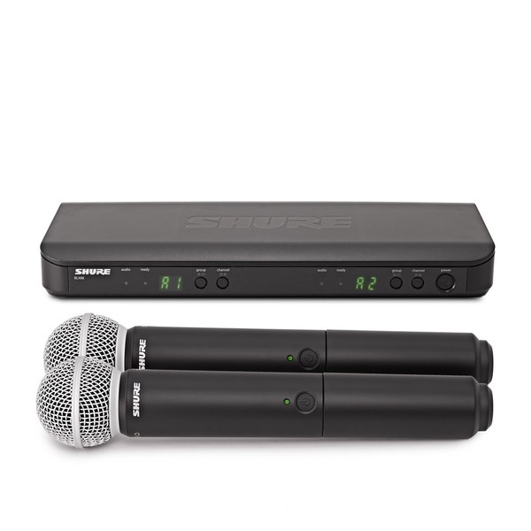 Shure BLX288UK/SM58-K3E Dual Handheld Wireless Microphone System