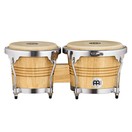 Meinl Percussion 6 3/4" & 8" Wood Bongos, Natural High Gloss