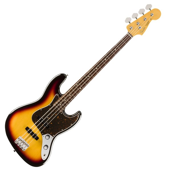 Fender MIJ '61 Jazz Bass RW, 3-Tone Sunburst - Main