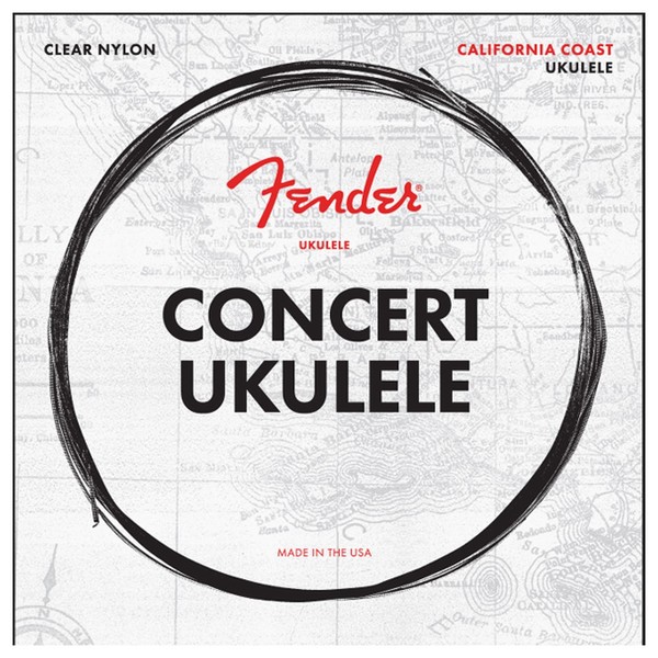Fender Concert Ukulele Strings, Set of Four - Main