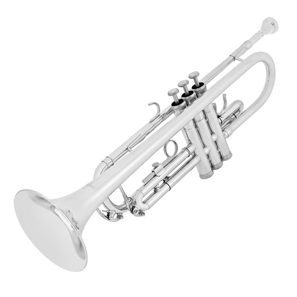 Student Trumpet by Gear4music, Silver