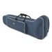 Deluxe Trombone Case with Straps by Gear4music, Blue