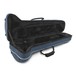 Deluxe Trombone Case with Straps by Gear4music, Blue