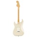 Fender FSR Mahogany Blacktop Strat HHH PF, Olympic White w/ Gold HW - Back