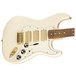 Fender FSR Mahogany Blacktop Strat HHH PF, Olympic White w/ Gold HW - Body