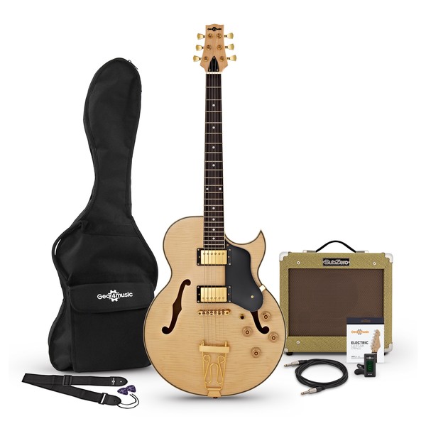 San Diego Semi-Hollow Electric Guitar by Gear4music, Group