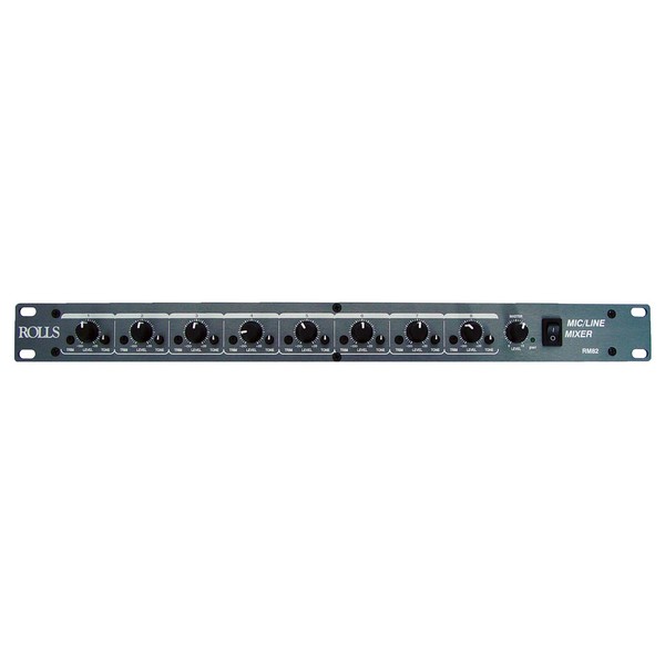 Rolls RM82 8-Channel Microphone/Line Mixer - Front