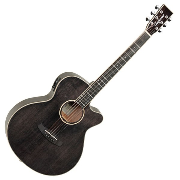 Tanglewood TW4EBS Winterleaf Electro Acoustic, Shadow Black - front