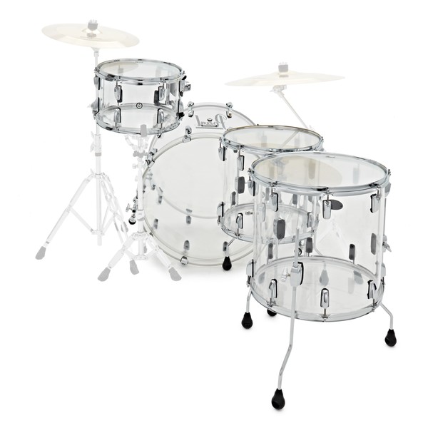 Pearl Crystal Beat 22'' 4pc Shell Pack, Ultra Clear