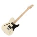 Squier Paranormal Carbronita Telecaster Thinline, Olympic White - front