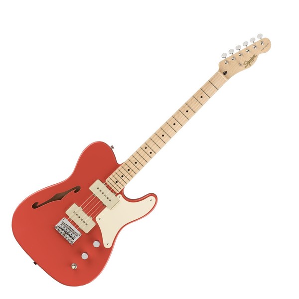 Squier Paranormal Cabronita Telecaster Thinline, Fiesta Red - front