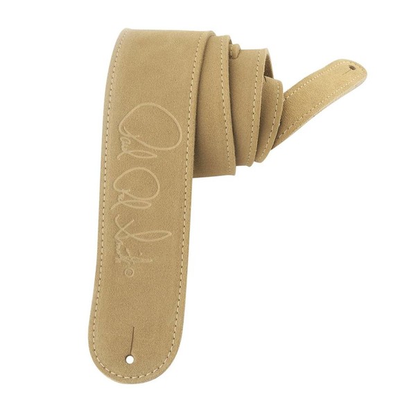 PRS 2.5" Suede Guitar Strap, Tan - Main