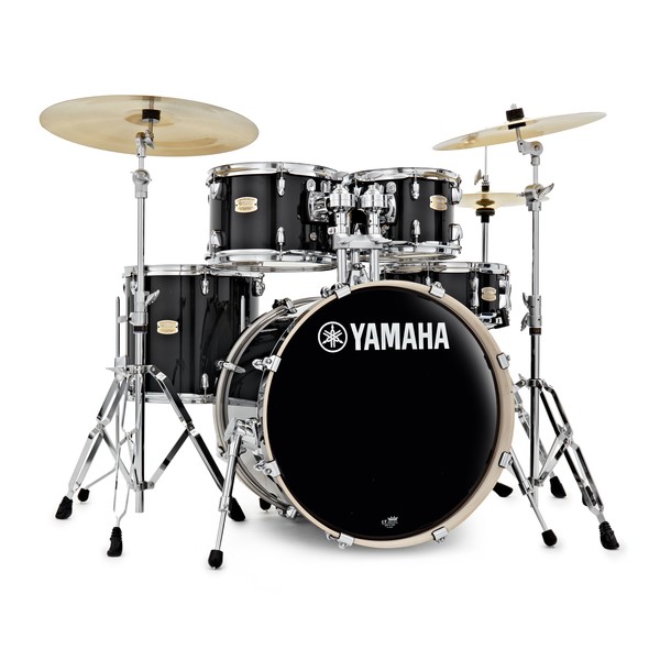 Yamaha Stage Custom Birch 20'' 5 Piece Drum Kit, Raven Black