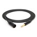 Mogami TRS Jack - XLRM Cable, Neutrik Black and Gold Connectors, 3m - Full Bundle