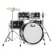 Pearl Roadshow Junior 5pc Drum Kit, Jet Black