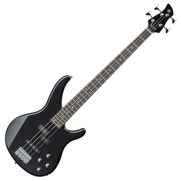 Yamaha TRBX204 Bass, Galaxy Black - Front View