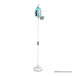 Gravity Height-Adjustable Disinfectant Stand with Round Base, White, Front