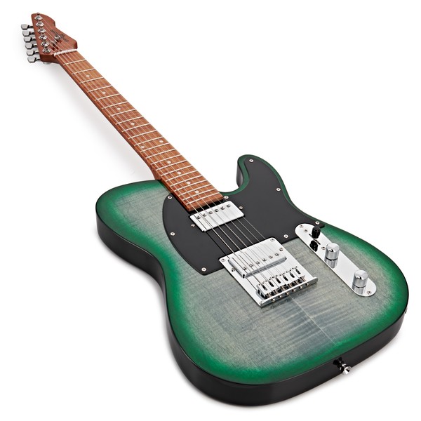 Knoxville Select Electric Guitar HH By Gear4music, Trans Green at