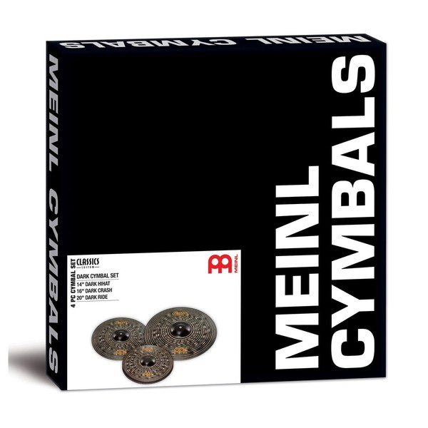 Meinl Classics Custom Dark Cymbal Box Set with Free 18'' Crash