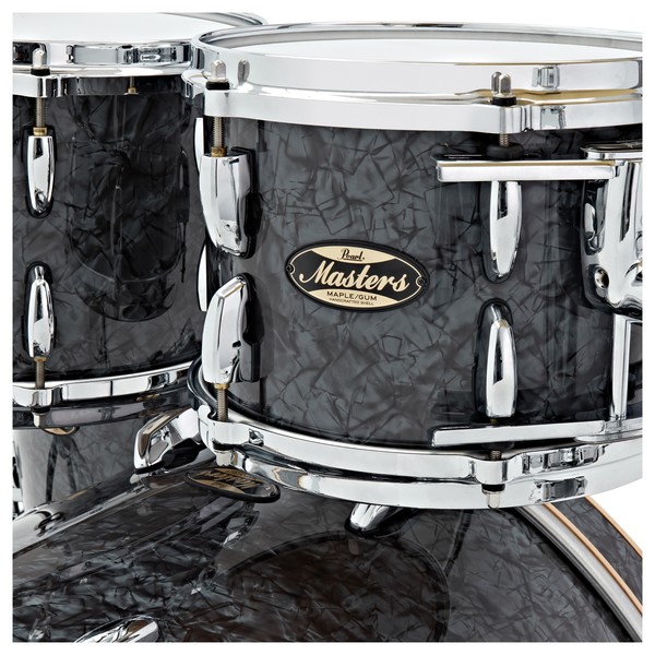 Pearl Masters Maple Gum MMG 22'' 4pc Shell Pack, Black Diamond Pearl