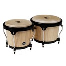 LP Aspire Wood Bongos, Natural