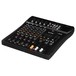 IMG Stageline MXR-60 6-channel analog mixer with MP3 & Bluetooth, Front Angled Left
