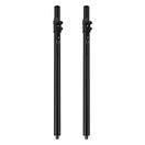 PA Speaker Poles, 35mm to M20 by Gear4music, Pair