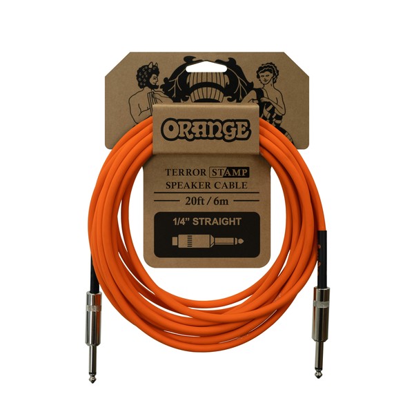 Orange Terror Stamp 20ft Speaker Cable Jack - Jack, Orange