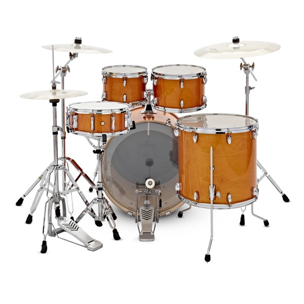 Yamaha Stage Custom 22" 5 Piece Shell Pack w/ Hardware, Honey Amber