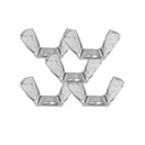 Gibraltar 6mm Light Duty Wing Nut, 5 Pack