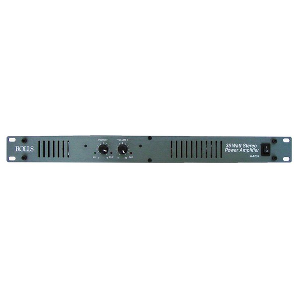 Rolls RA235 Power Amplifier 35w/ch. - Front