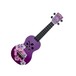 Mahalo Designer Ukulele, Hibiscus Purple - front