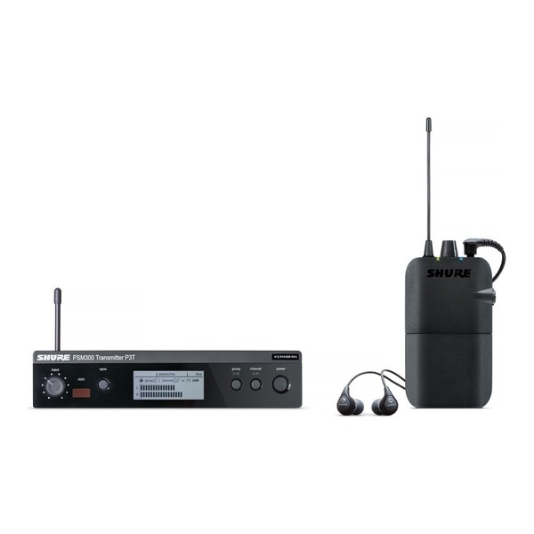Shure PSM300 Wireless Monitor System with SE112 Earphones, S8