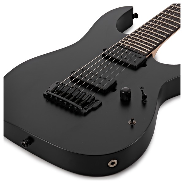 Ibanez RGIXL7 Iron Label 7-String, Black Flat | Gear4music